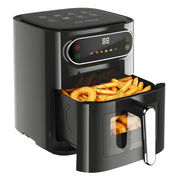 6QT Air Fryer with Clear Window and Smart LED Display