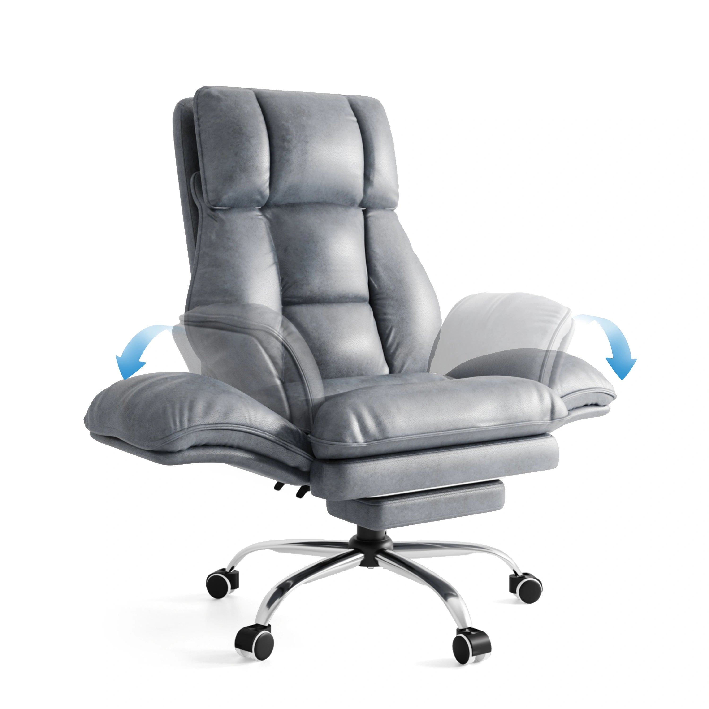 Big and Tall Office Chair with Flip-Up Armrests