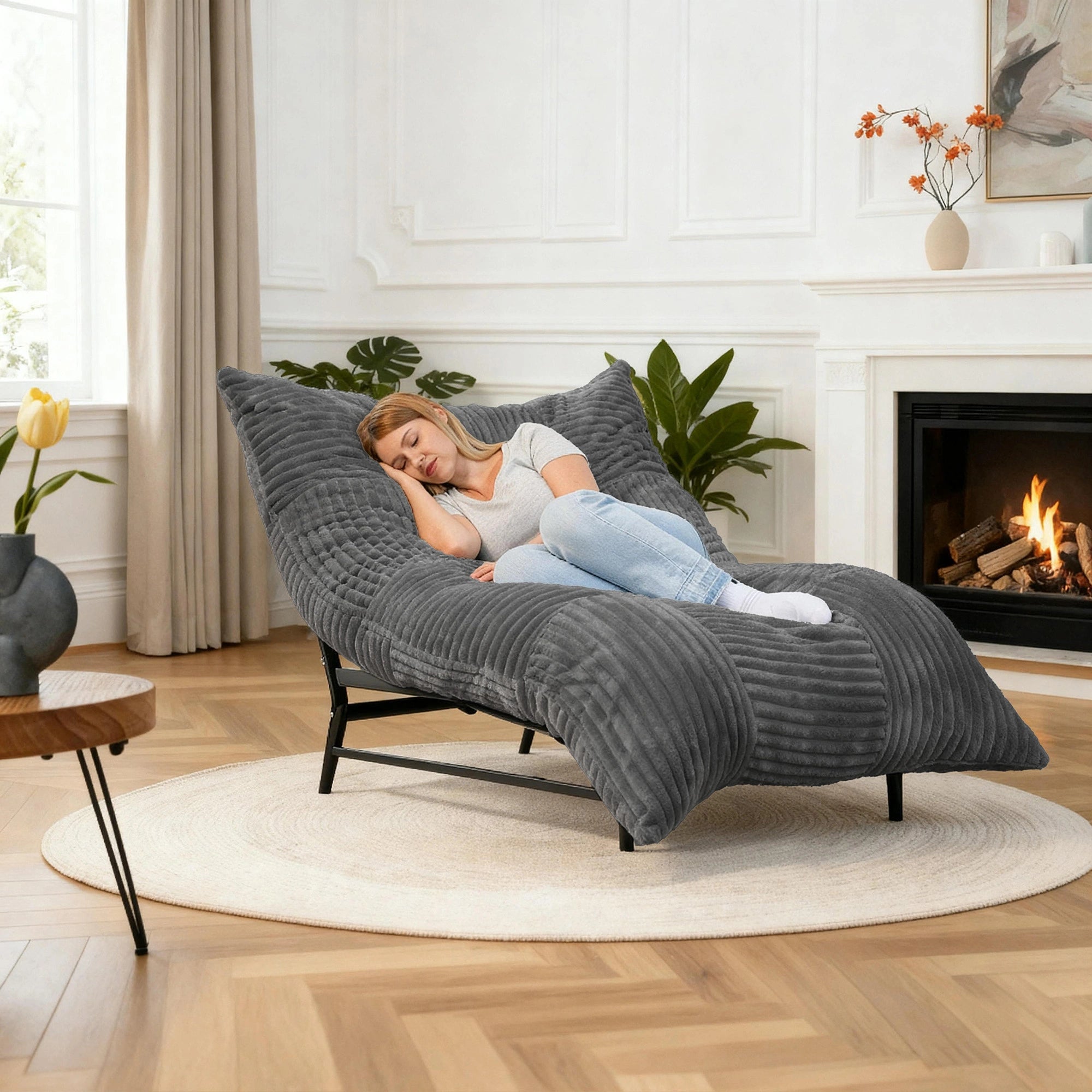 4-in-1 Convertible Bean Bag Chair