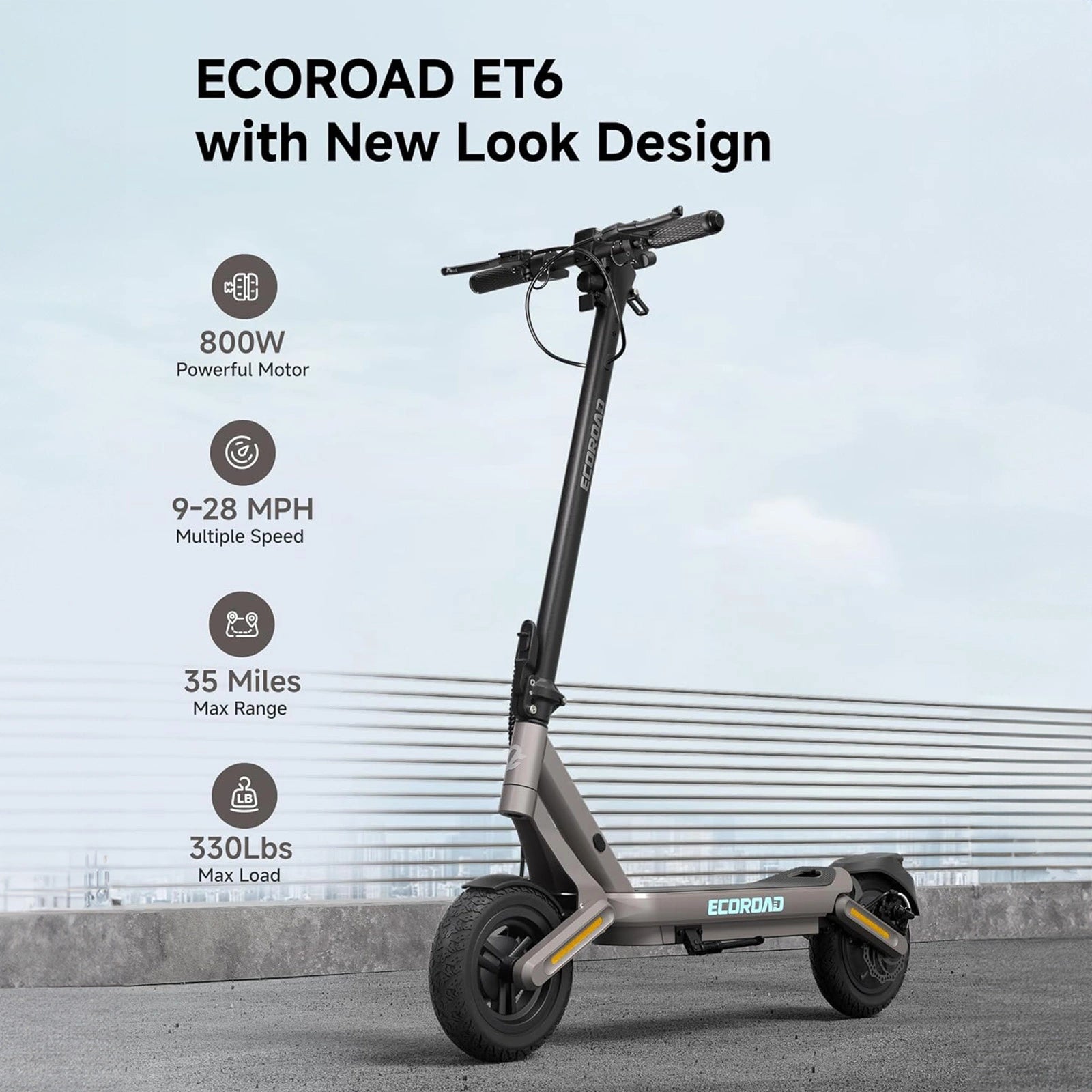 ET6 800W Electric Scooter