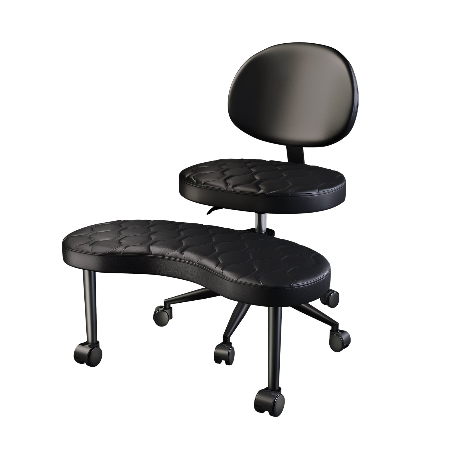 PU Leather 360° Swivel Meditation Chair