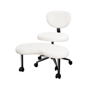 Teddy Fabric Cross-Legged Chair