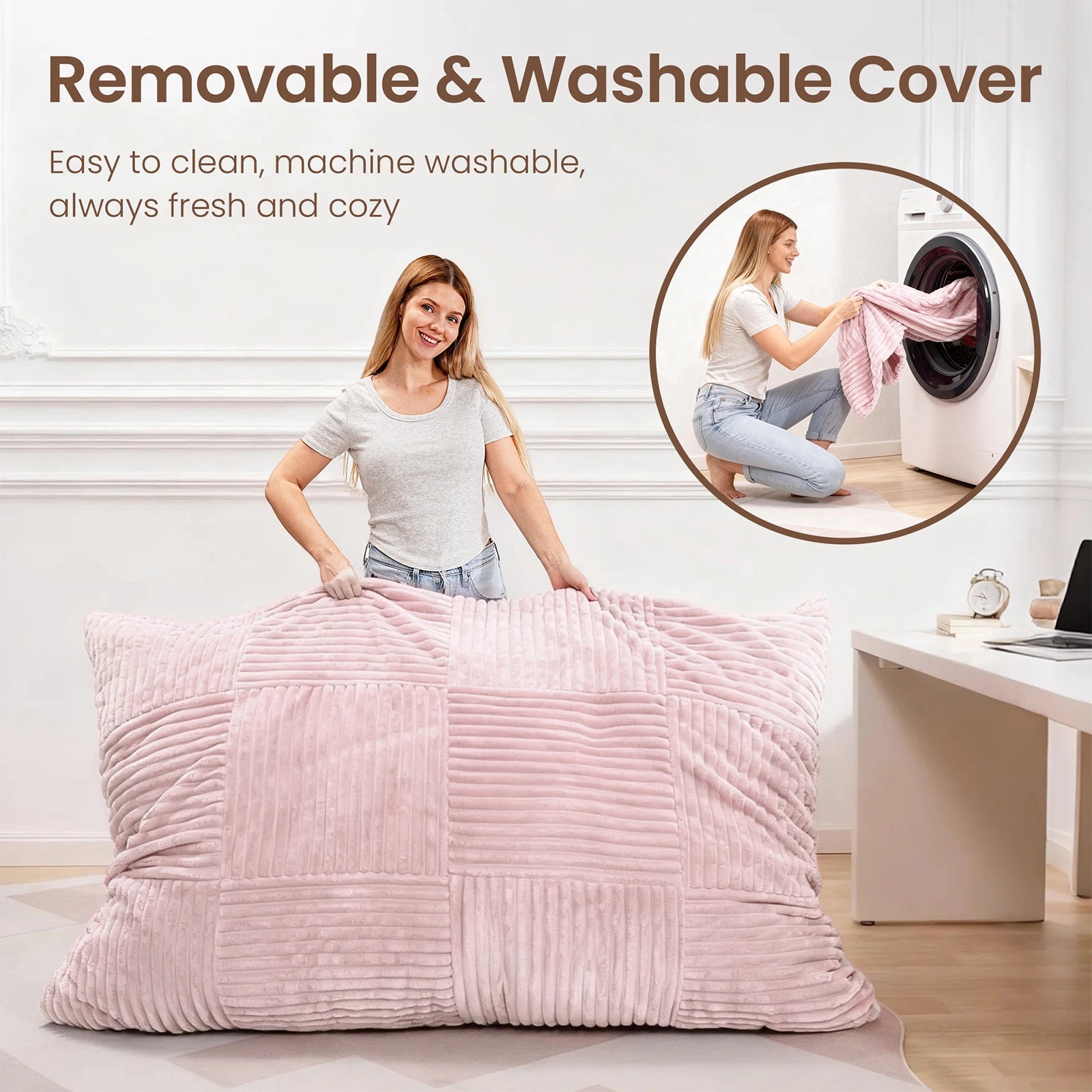 4-in-1 Convertible Bean Bag Chair