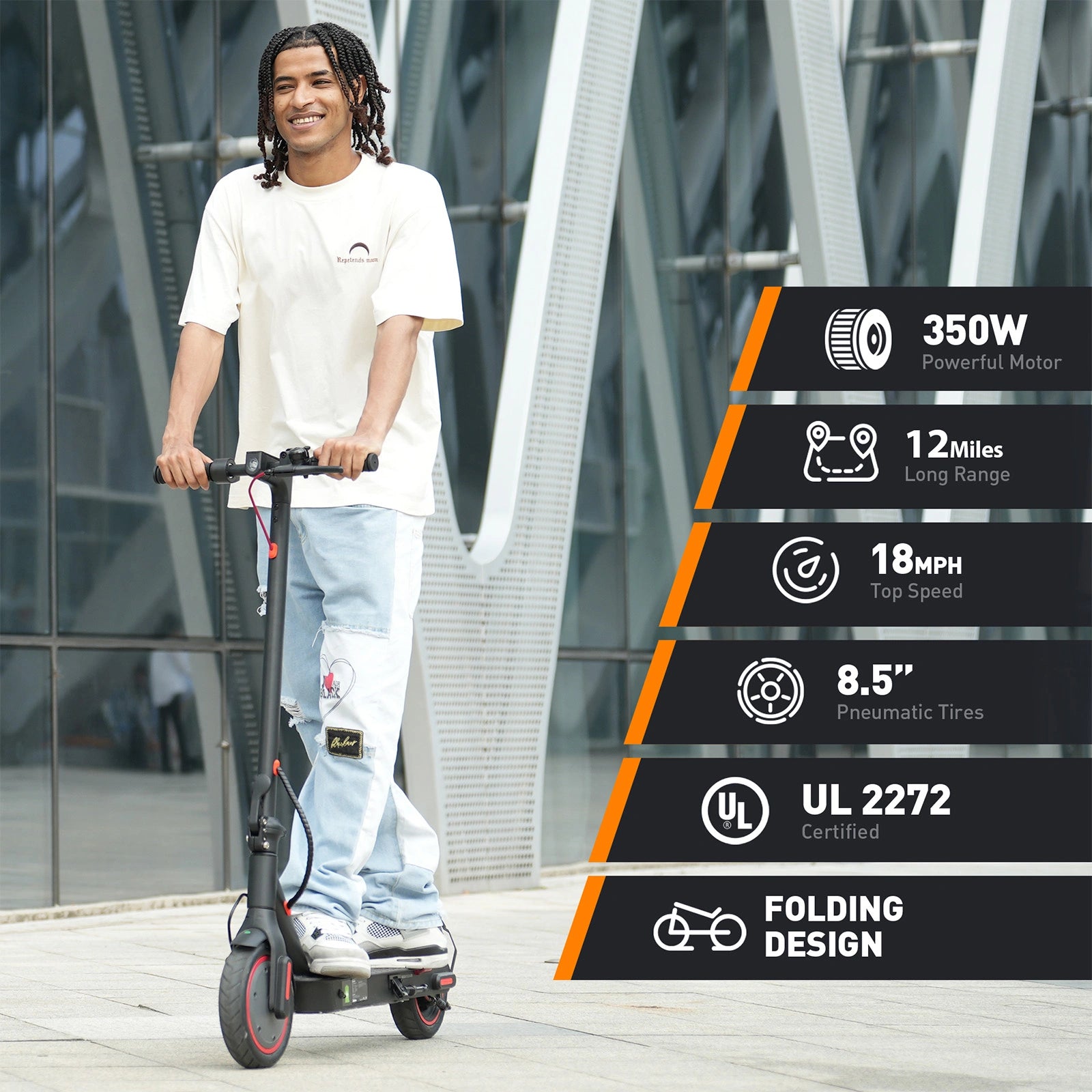 i8  350W Electric Scooter