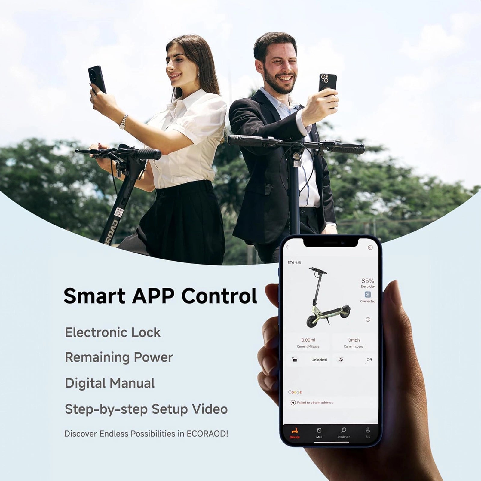 ET6 800W Electric Scooter