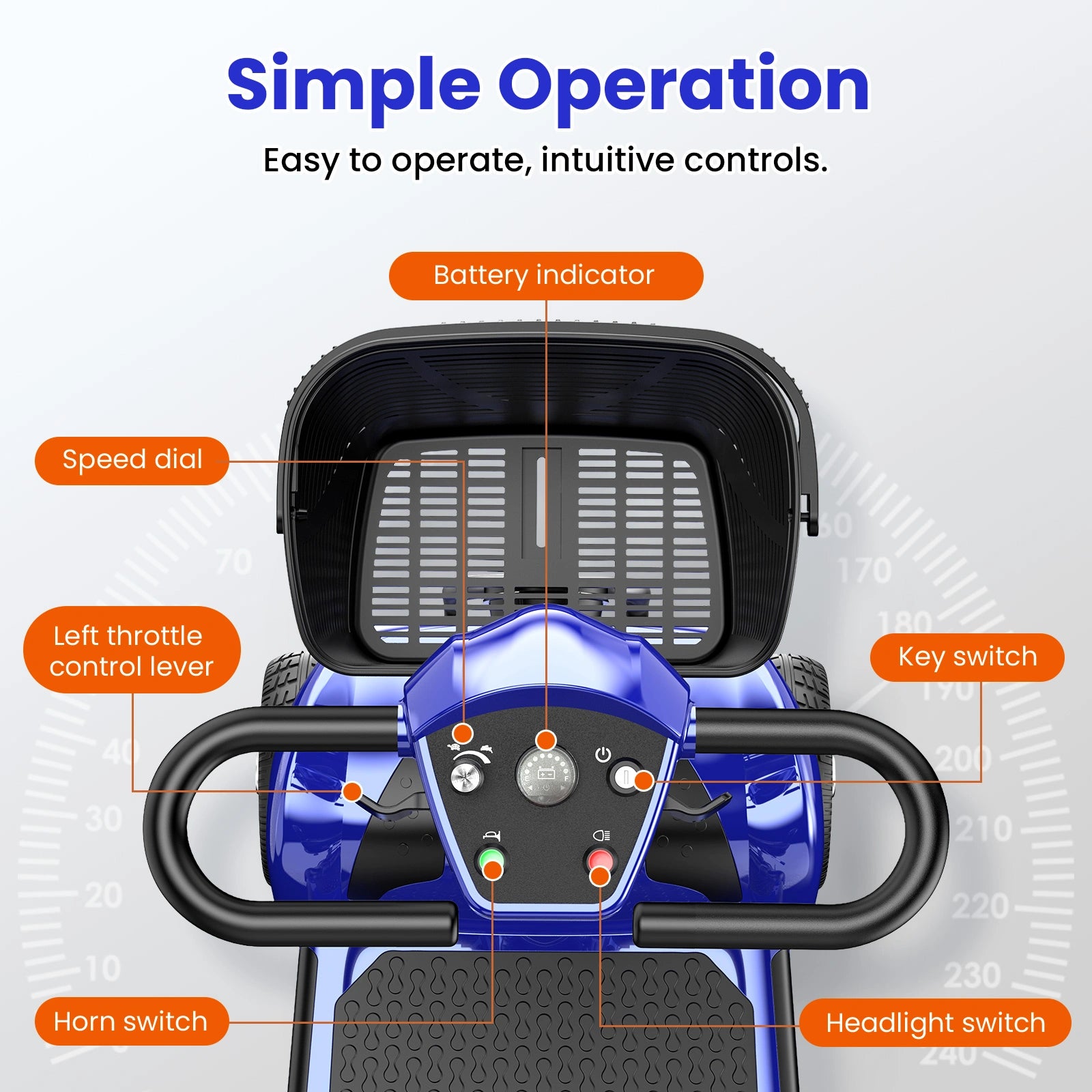 X02 4-Wheel Mobility Scooter