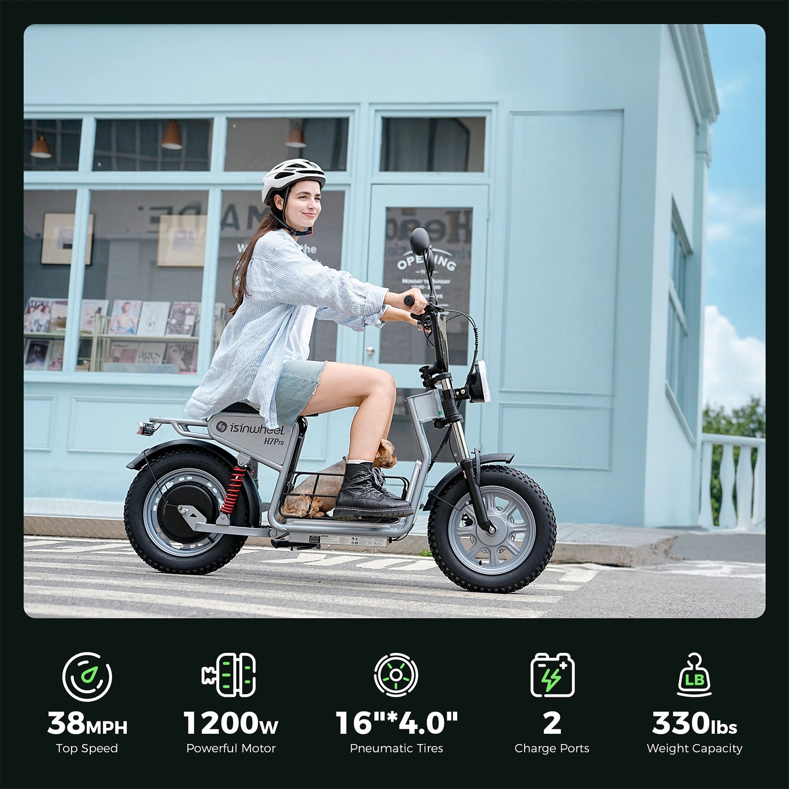 H7Pro 1200W Electric Scooter