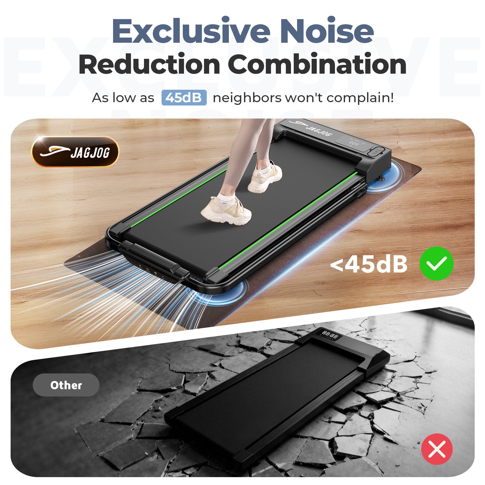 JT51 Treadmill with Handle Bar