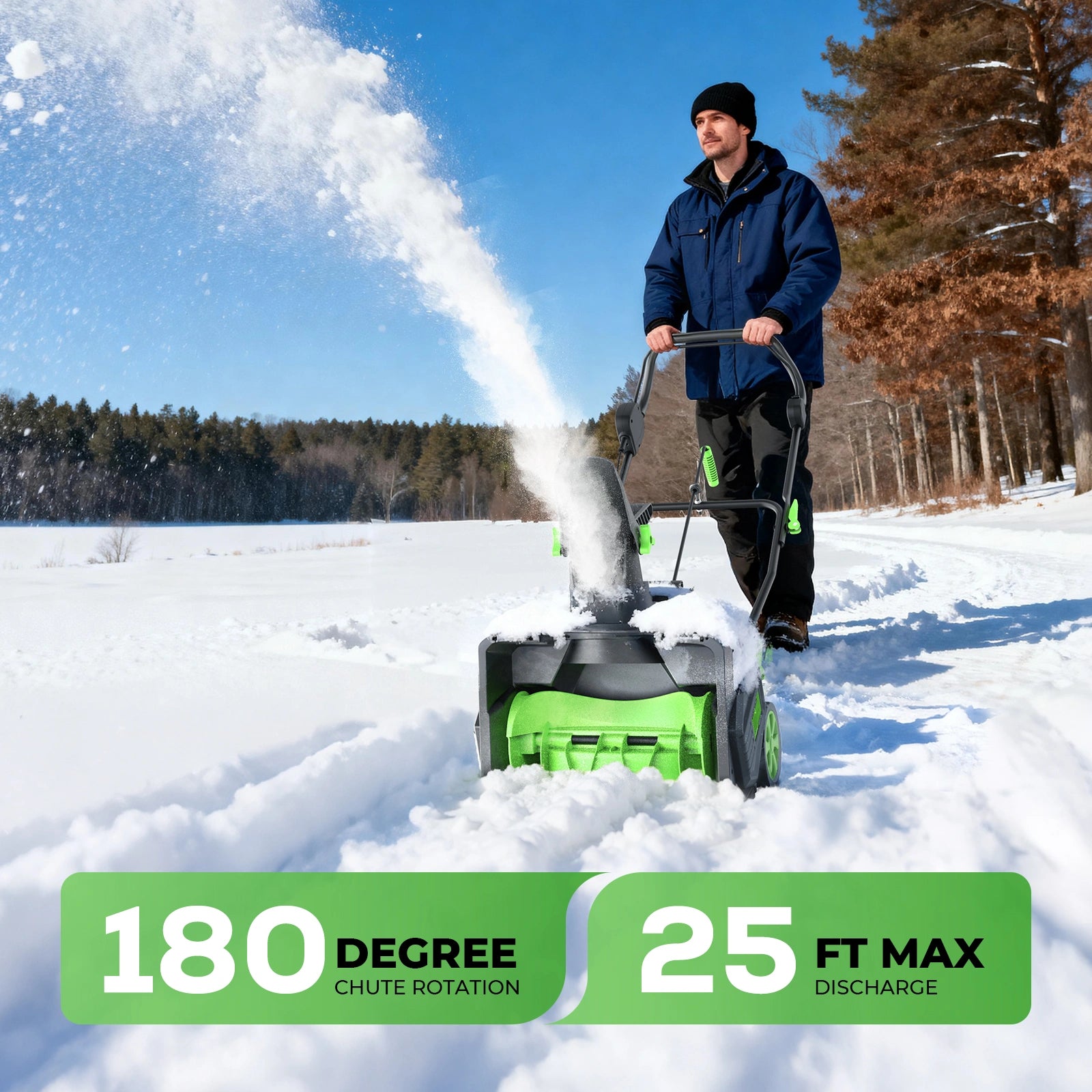 S40 Cordless 19 Inch 1500W Snow Blower