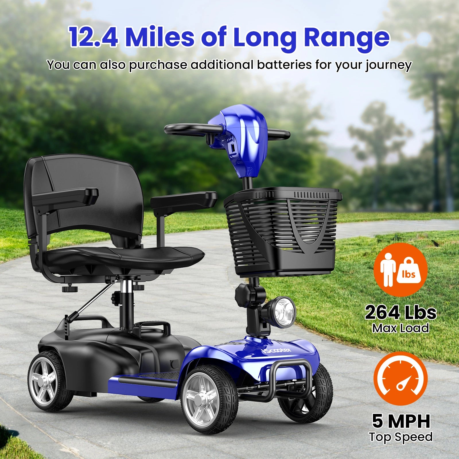 X02 4-Wheel Mobility Scooter