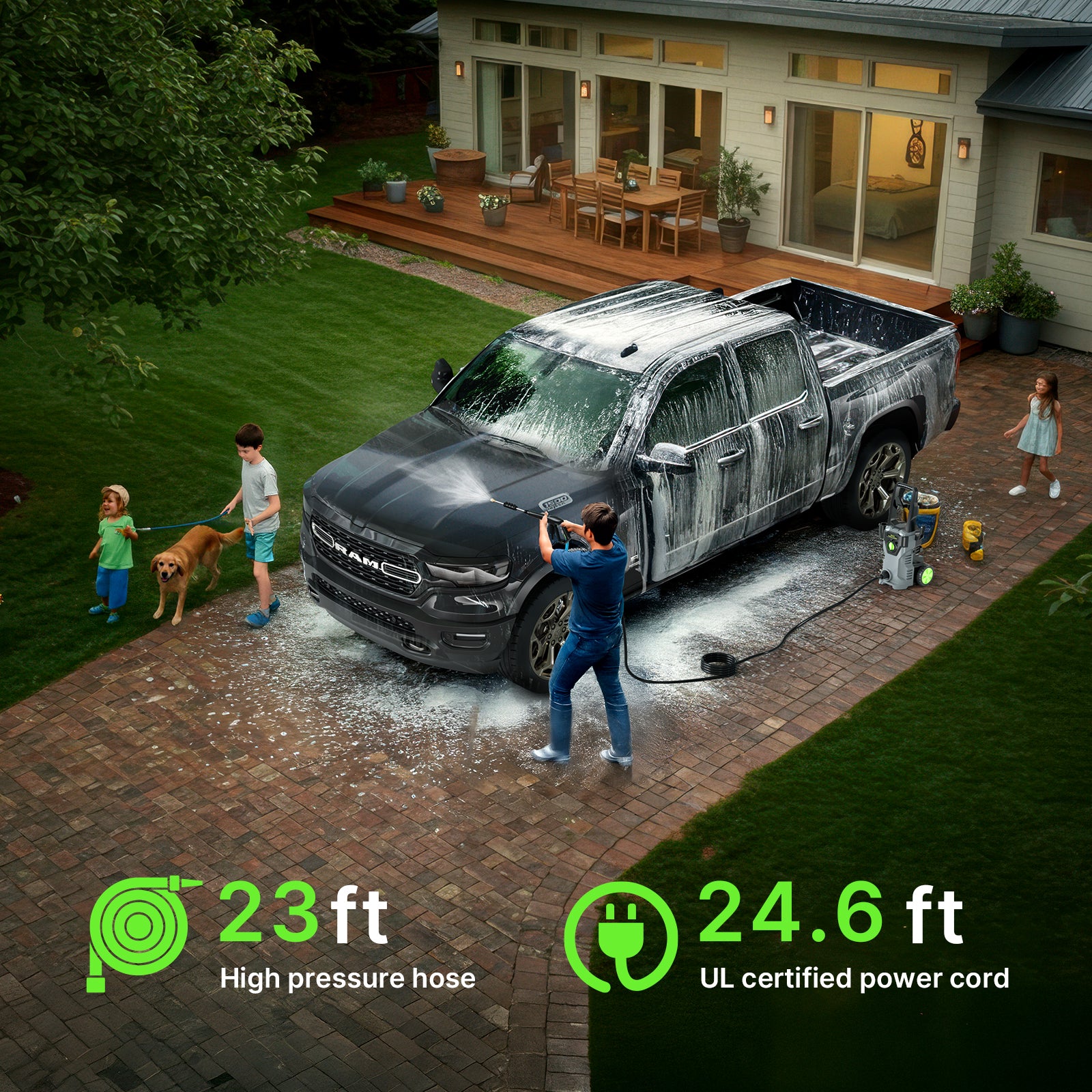 W8 4800 PSI Electric Pressure Washer