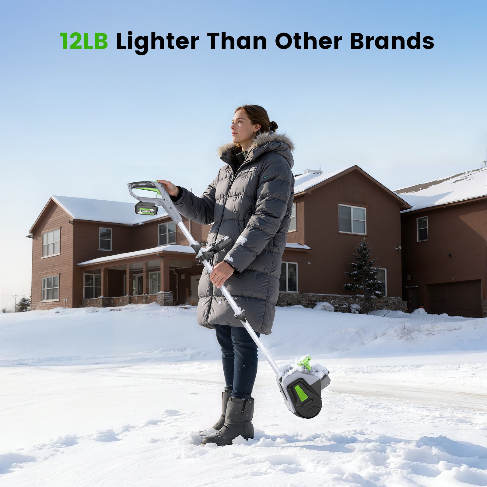 S20 Cordless 13Inch 12LB Snow Blower