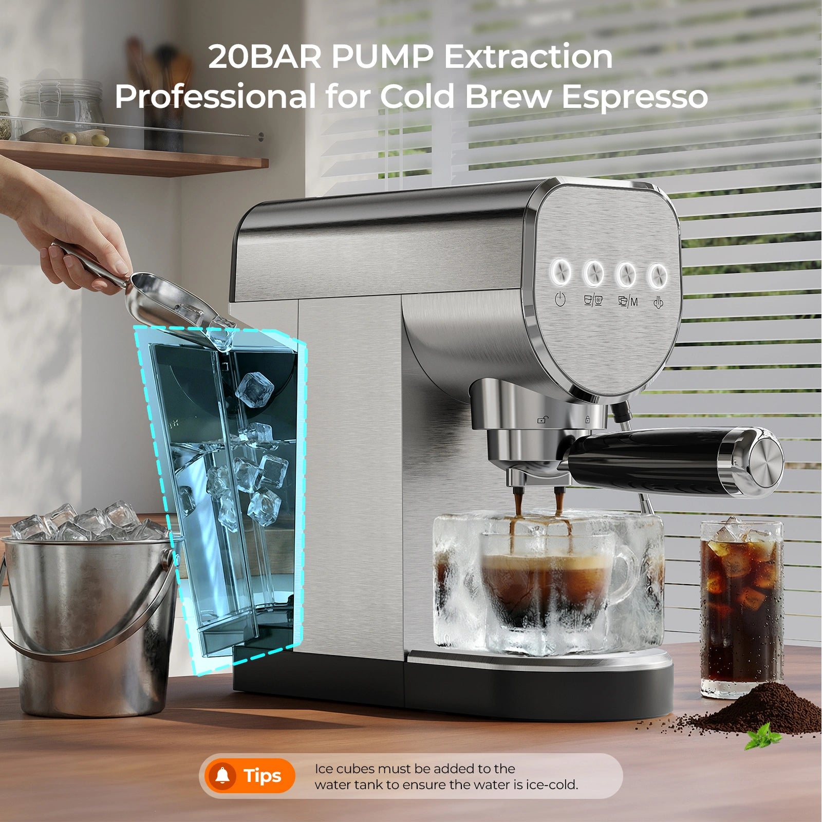 Espresso Stainless Steel Coffee Maker