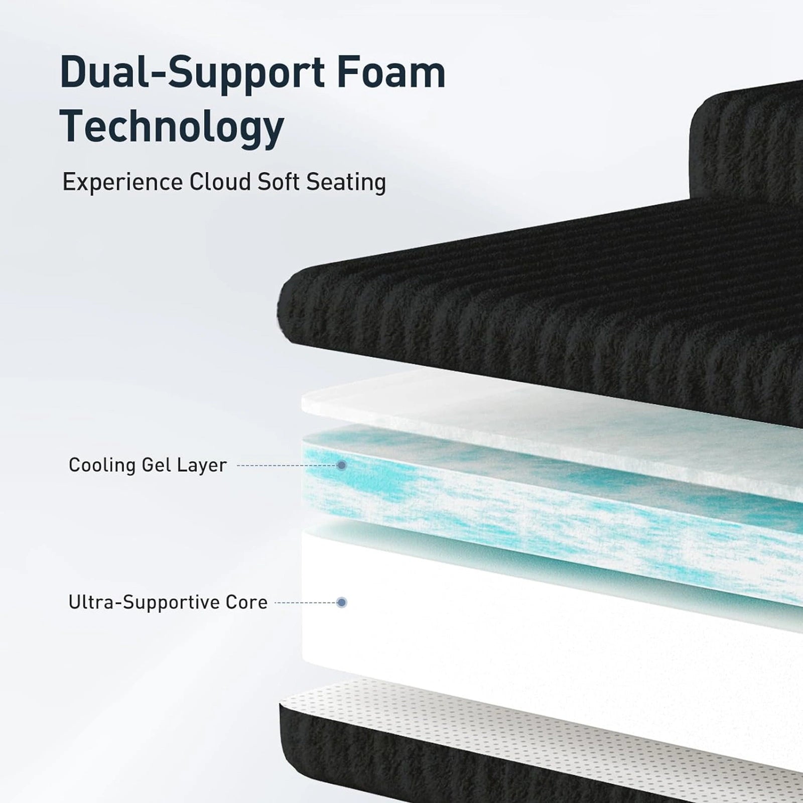 105 Inch L-Shaped Cloud Sectional Couch