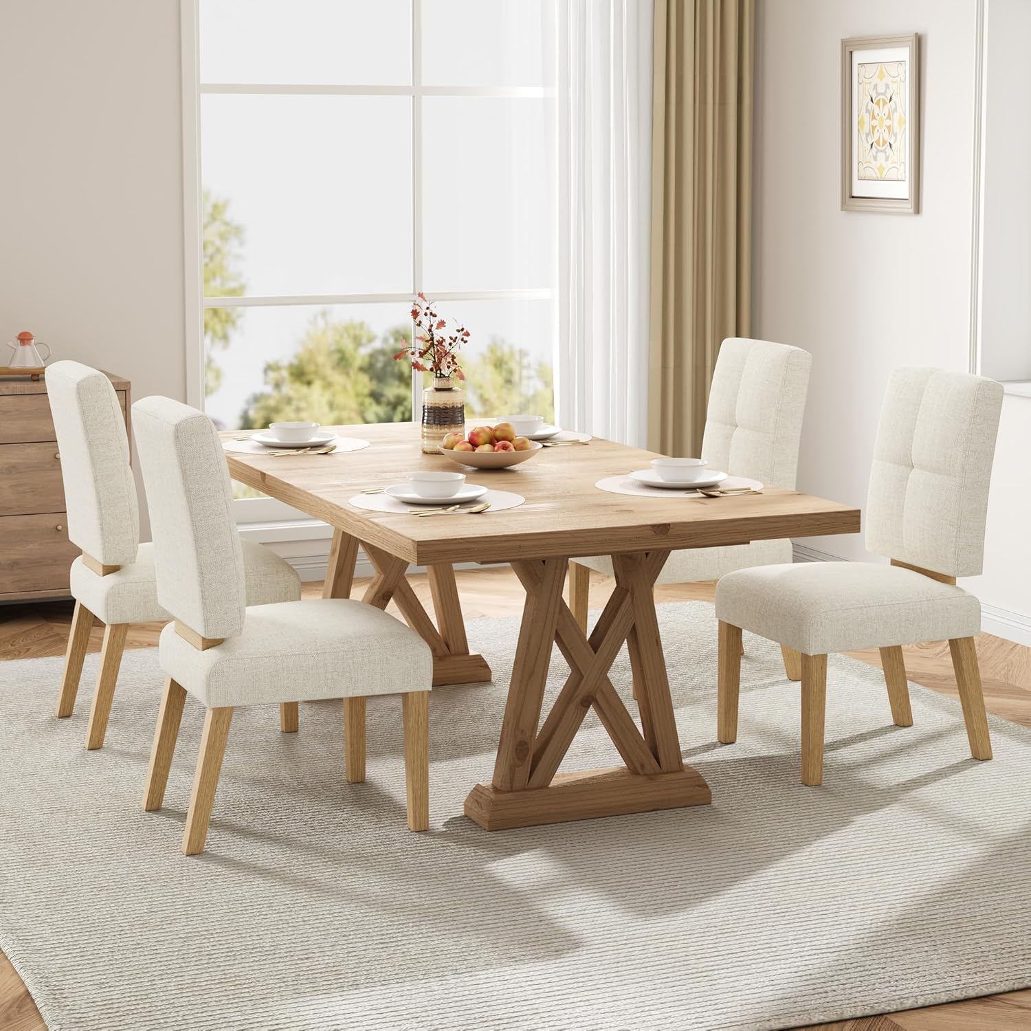 Modern Wooden Dining Chair– Set of 2/4/6