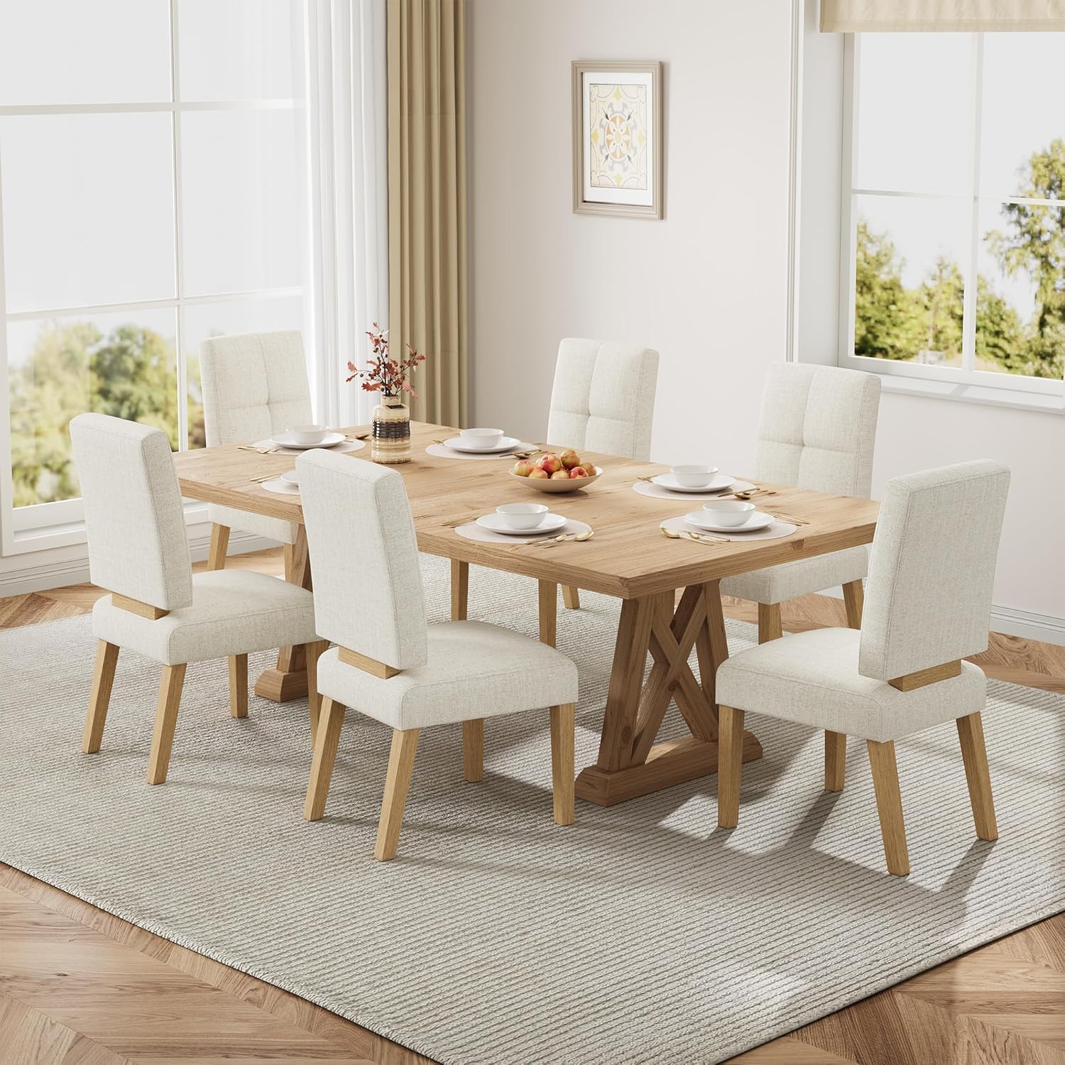 Modern Wooden Dining Chair– Set of 2/4/6