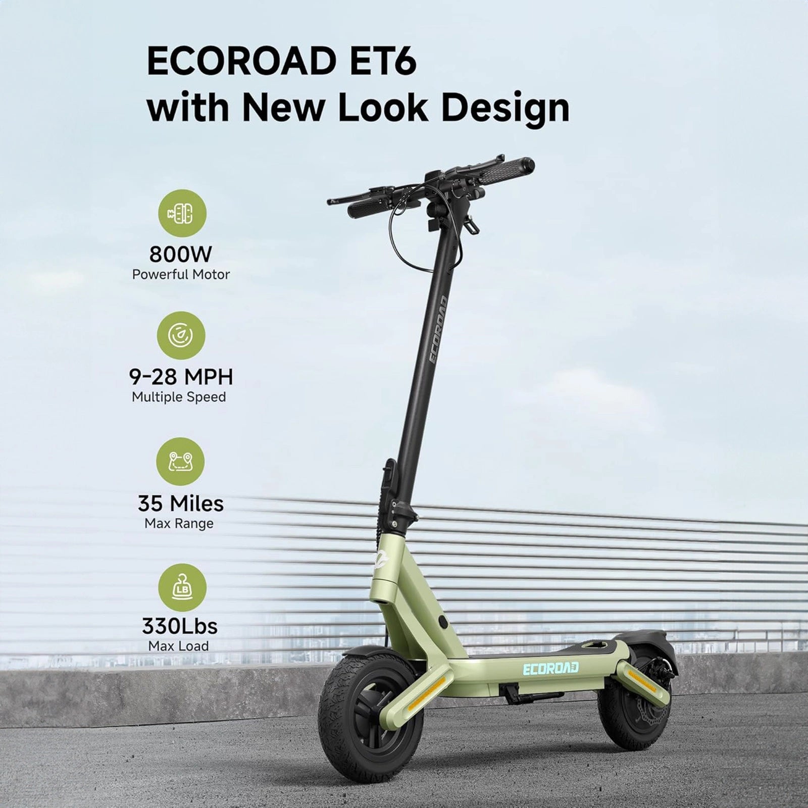 ET6 800W Electric Scooter