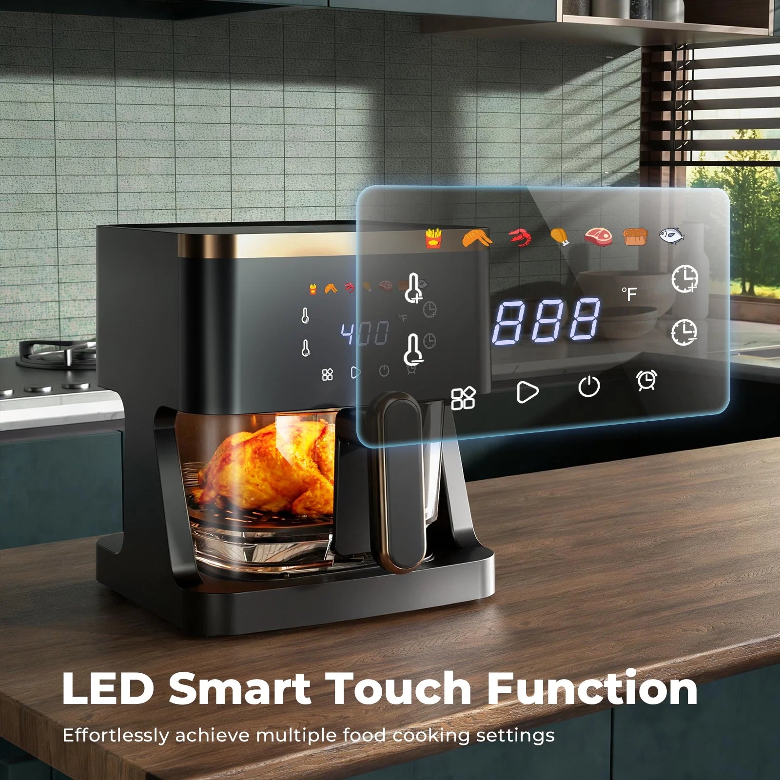 5QT 7-in-1 Air Fryer with LED Touchscreen