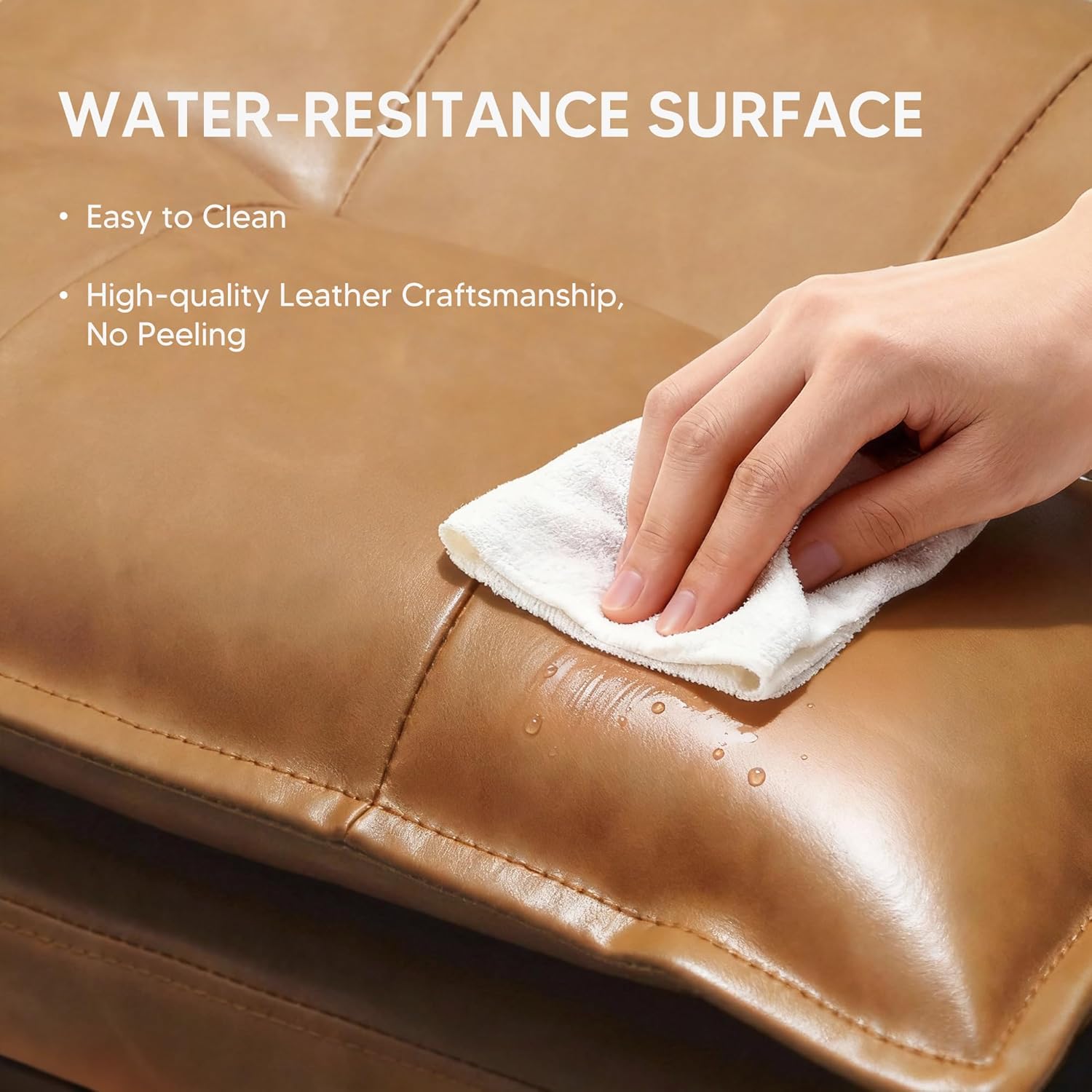 Modern Counter-Height Bar Stools with Double-Layer Cloud Cushions