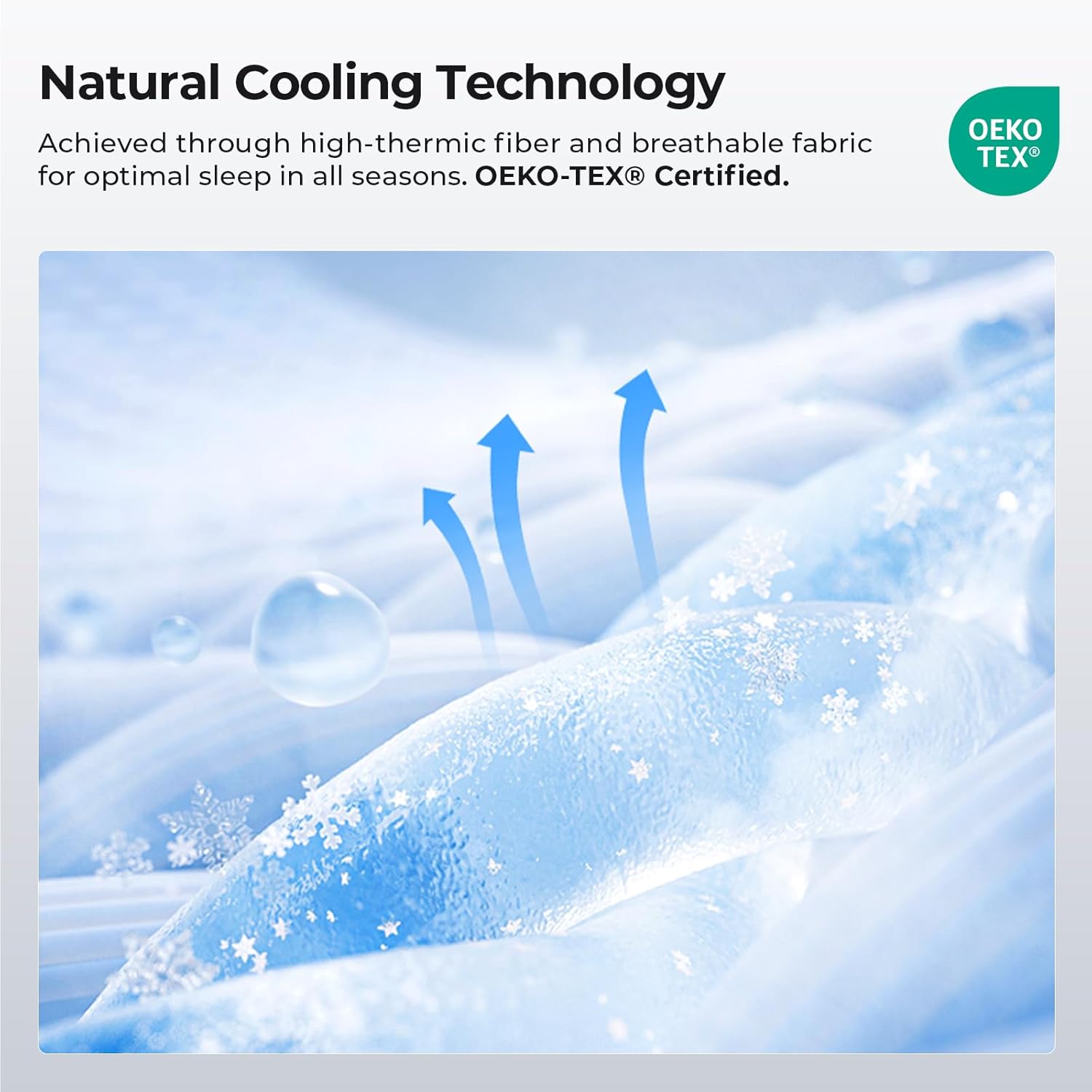 Cooling Mattress Topper with Cooling Gel & Bamboo Charcoal Memory Foam，Removable Cover