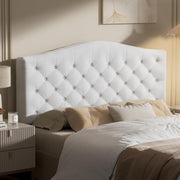 Upholstered Tufted Headboard With 4 Inch Thickened Back