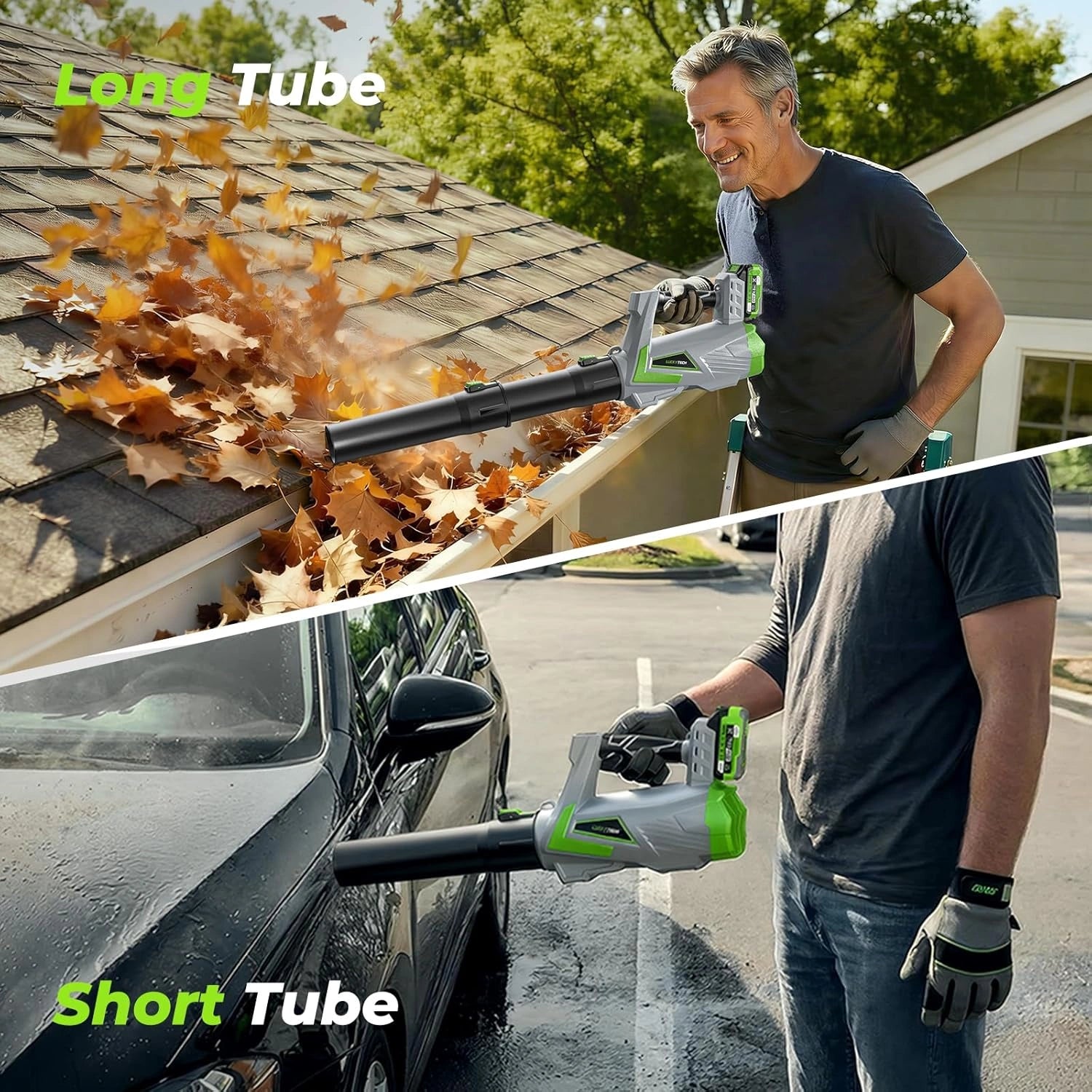 720CFM Cordless Leaf Blower (2 x 4.0Ah Batteries & Charger)