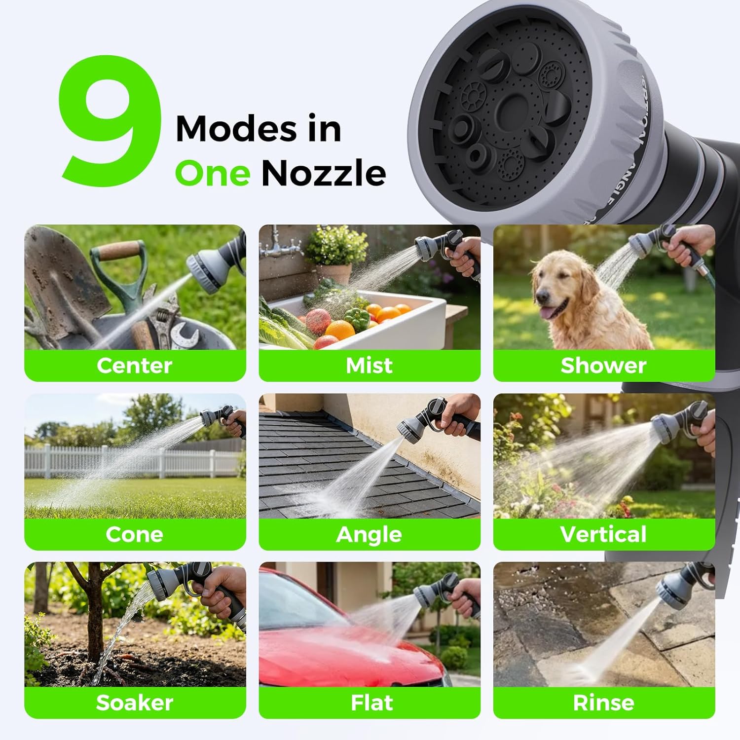 H85 Auto Retractable Garden Hose Reel 5/8 in x 100 ft