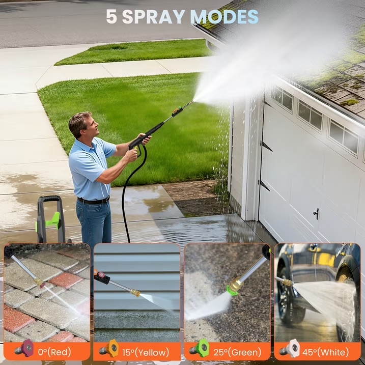 PW80 1800W 5000PSI 3.0 GPM Electric Pressure Washer
