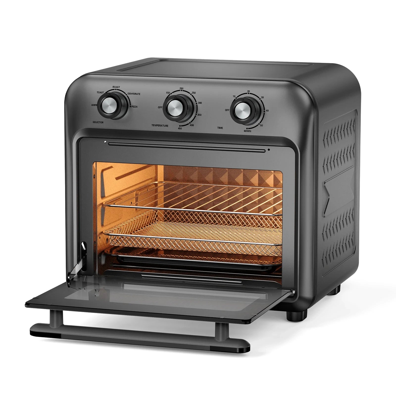 19QT Air Fryer Toaster Oven, 1500W, Grey
