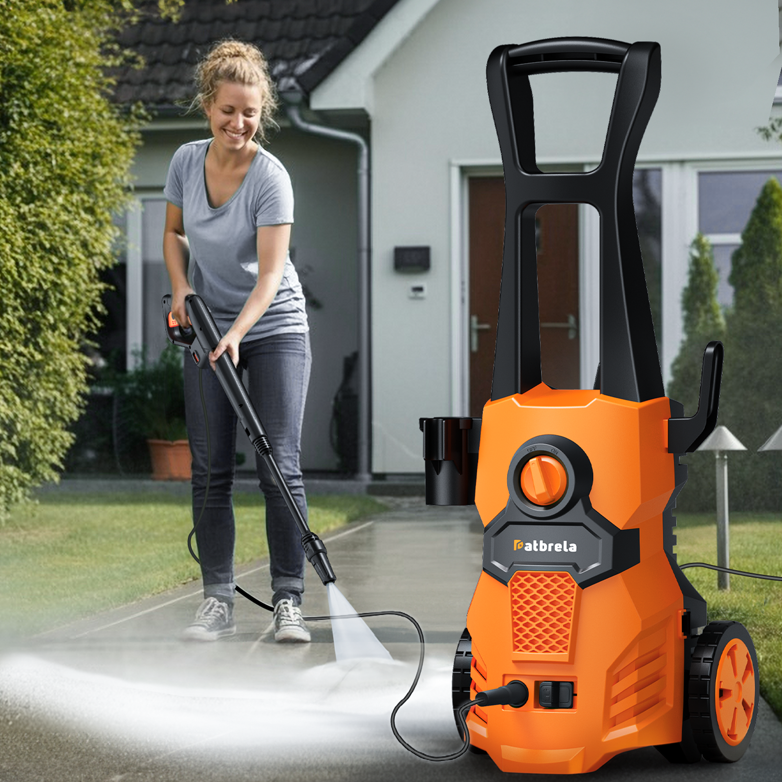 PW60 1500W 4200PSI 2.6 GPM Electric Pressure Washer