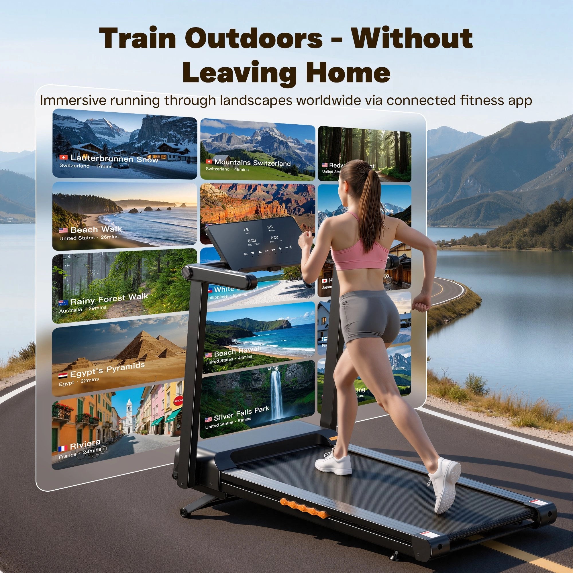 FT60 Portable Folding Treadmill