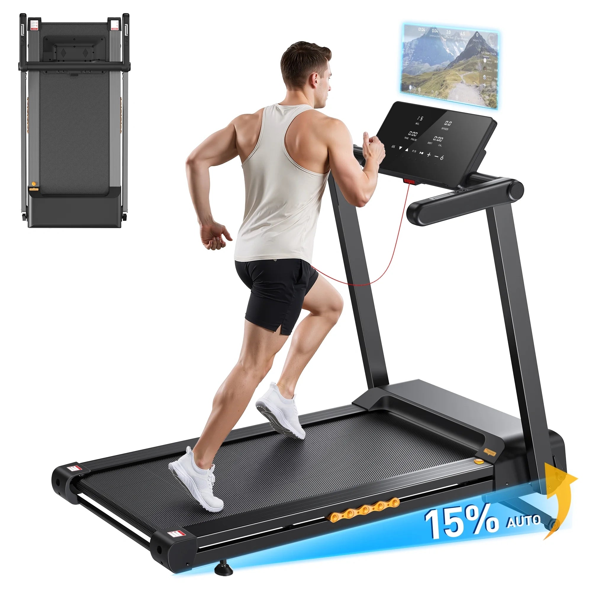 FT60 Portable Folding Treadmill