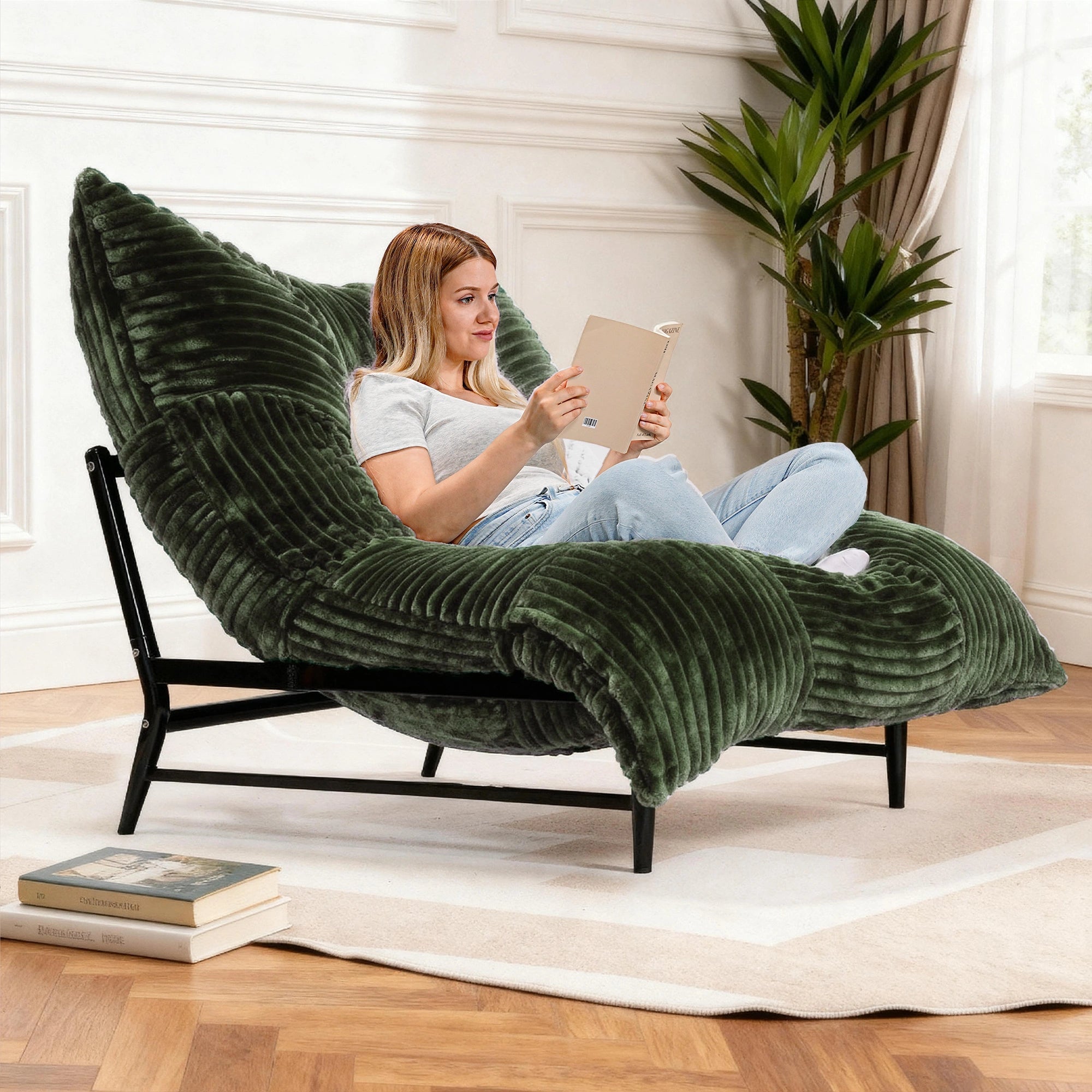 4-in-1 Convertible Bean Bag Chair