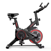 Patbrela Exercise Bike Home Workout Equipment Stationary Bike, 100% Adjustable Resistance, Indoor Cycling Bike for Women Home Gym, Black