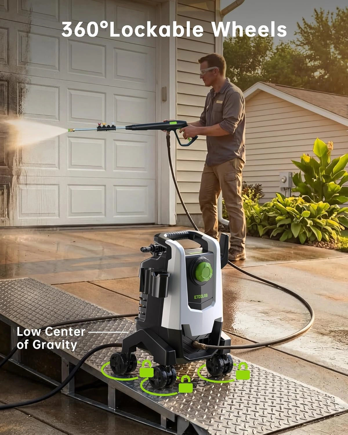 W80 3000PSI Electric Pressure Washer