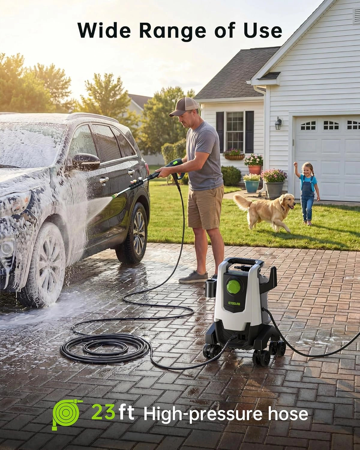 W80 3000PSI Electric Pressure Washer