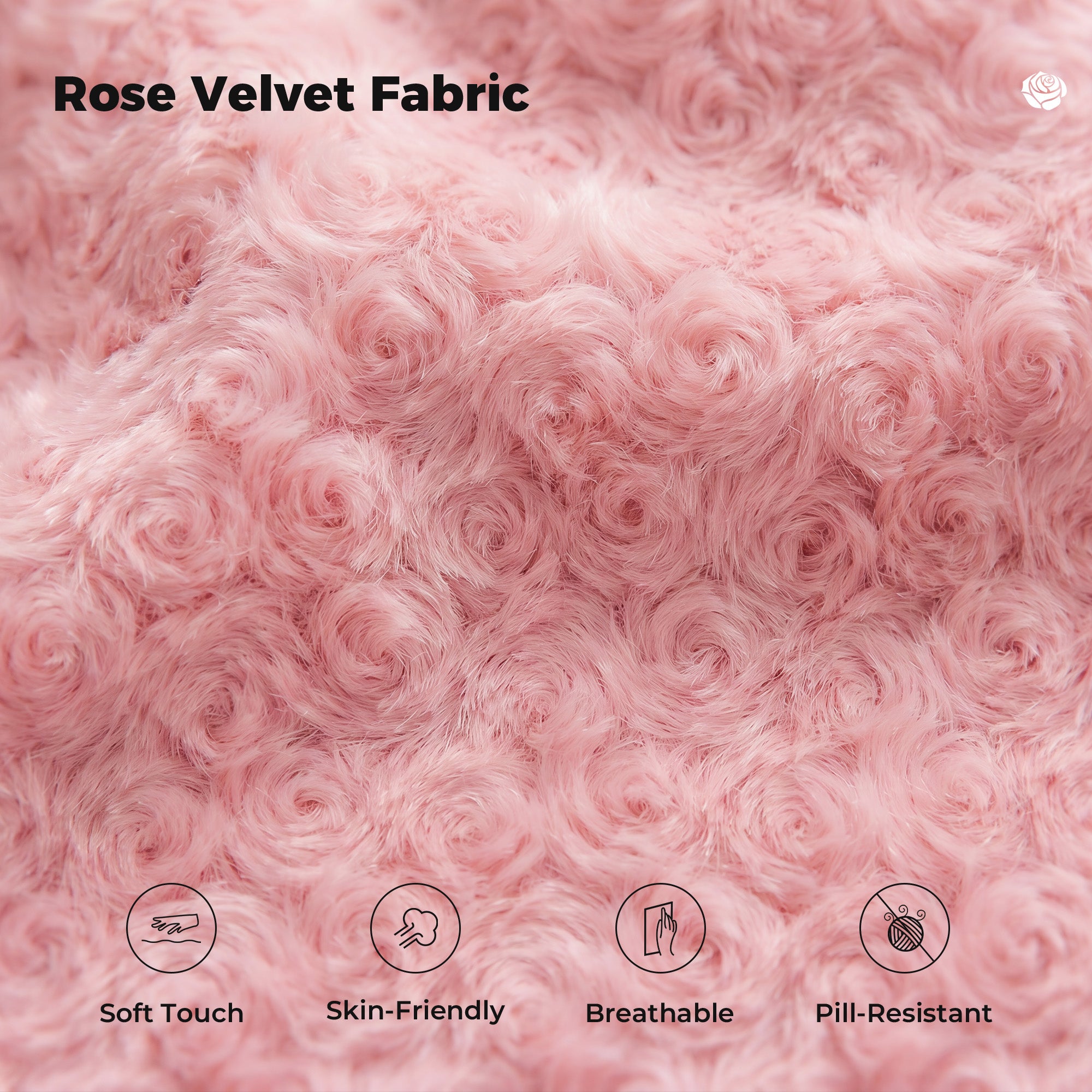 Rose Velvet Office & Vanity Chair with Footrest & Foldable Armrests 400LBS , 135° Reclining Executive Chair,Pink