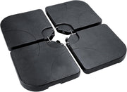 H11 Cantilever Umbrella Base, 4-Piece 221lbs Heavy Duty Offset Patio Umbrella Stand