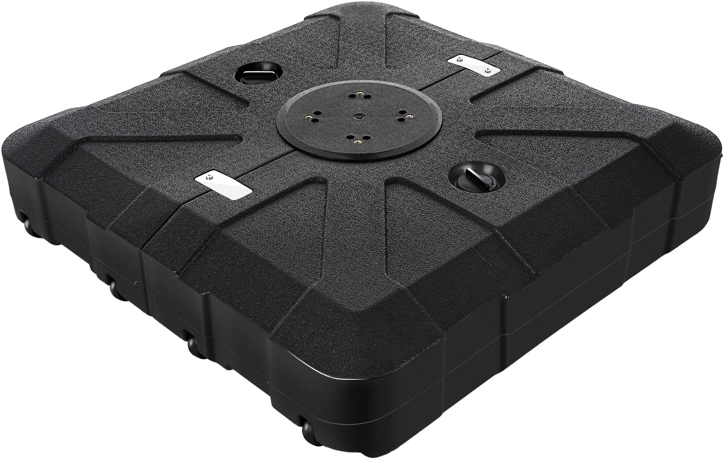 H110 Cantilever Umbrella Base, 363lbs Rolling Heavy Duty Offset Patio Umbrella Stand