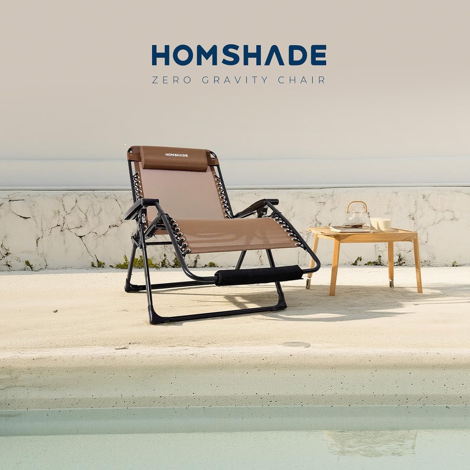 H25 Zero Gravity Chair, 500lbs Oversized Heavy Duty Outdoor Recliner
