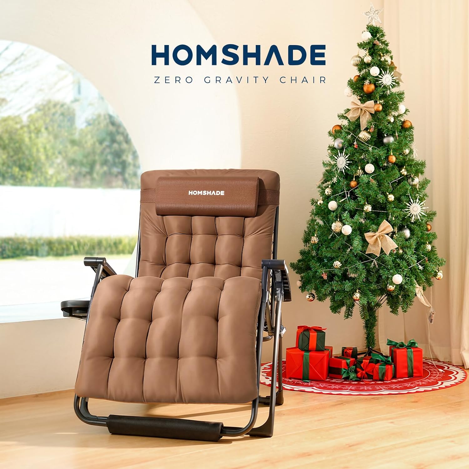 H25 Zero Gravity Chair, 500lbs Oversized Heavy Duty Outdoor Recliner