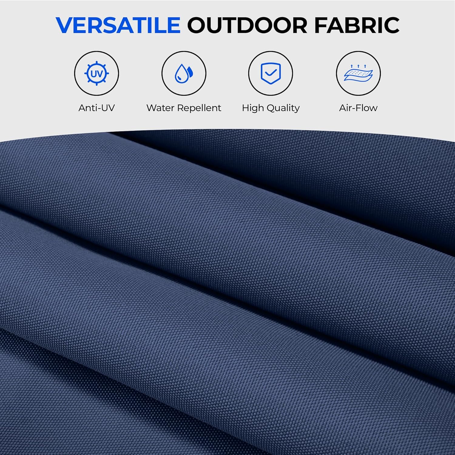 HY41LCB Double Sided Patio Umbrella with Base, 15ft RGB Multi-Color Large Outdoor Umbrella