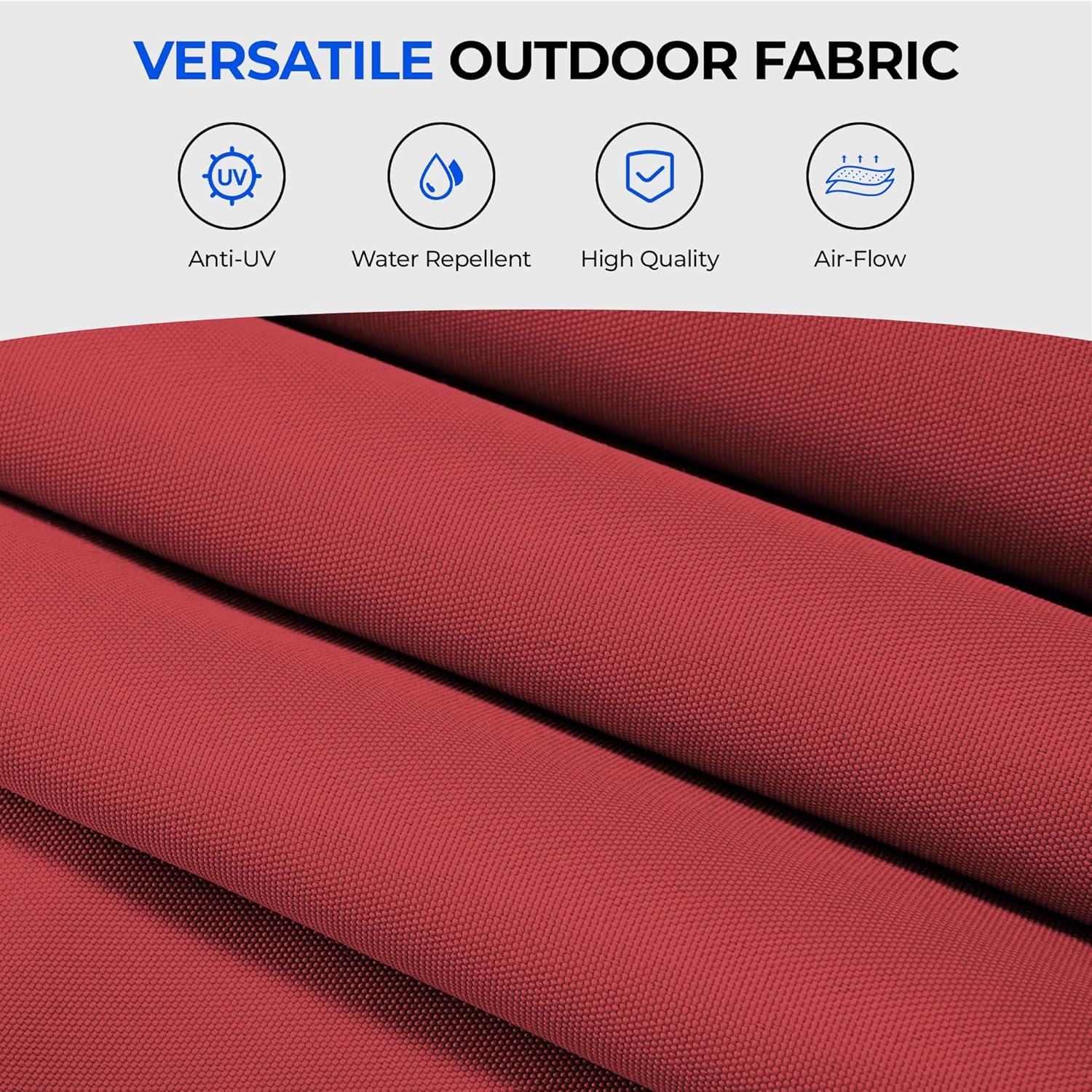 HY41LCB Double Sided Patio Umbrella with Base, 15ft RGB Multi-Color Large Outdoor Umbrella