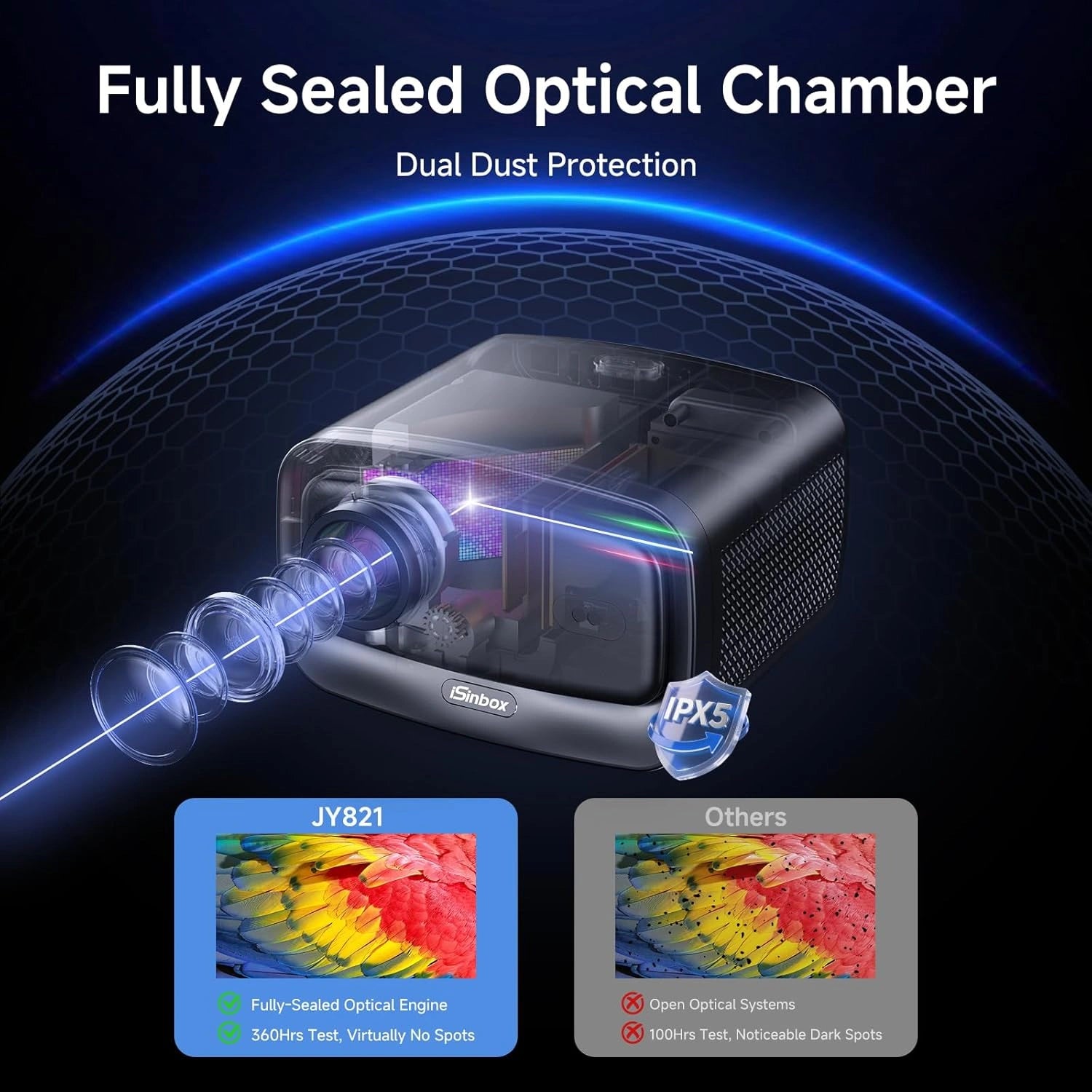 Smart 4K Projector with Built-in Apps