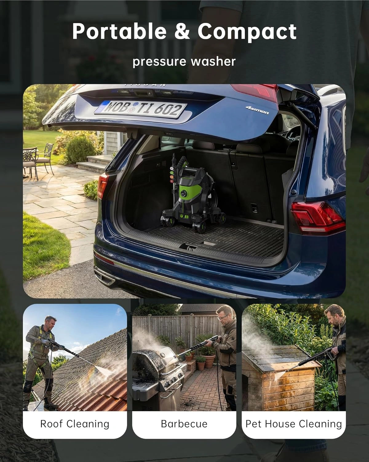 W90 5000PSI Electric Pressure Washer