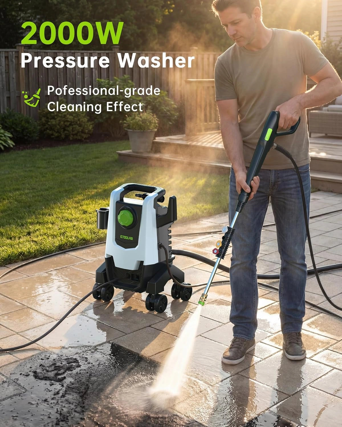 W80 5000PSI Electric Pressure Washer