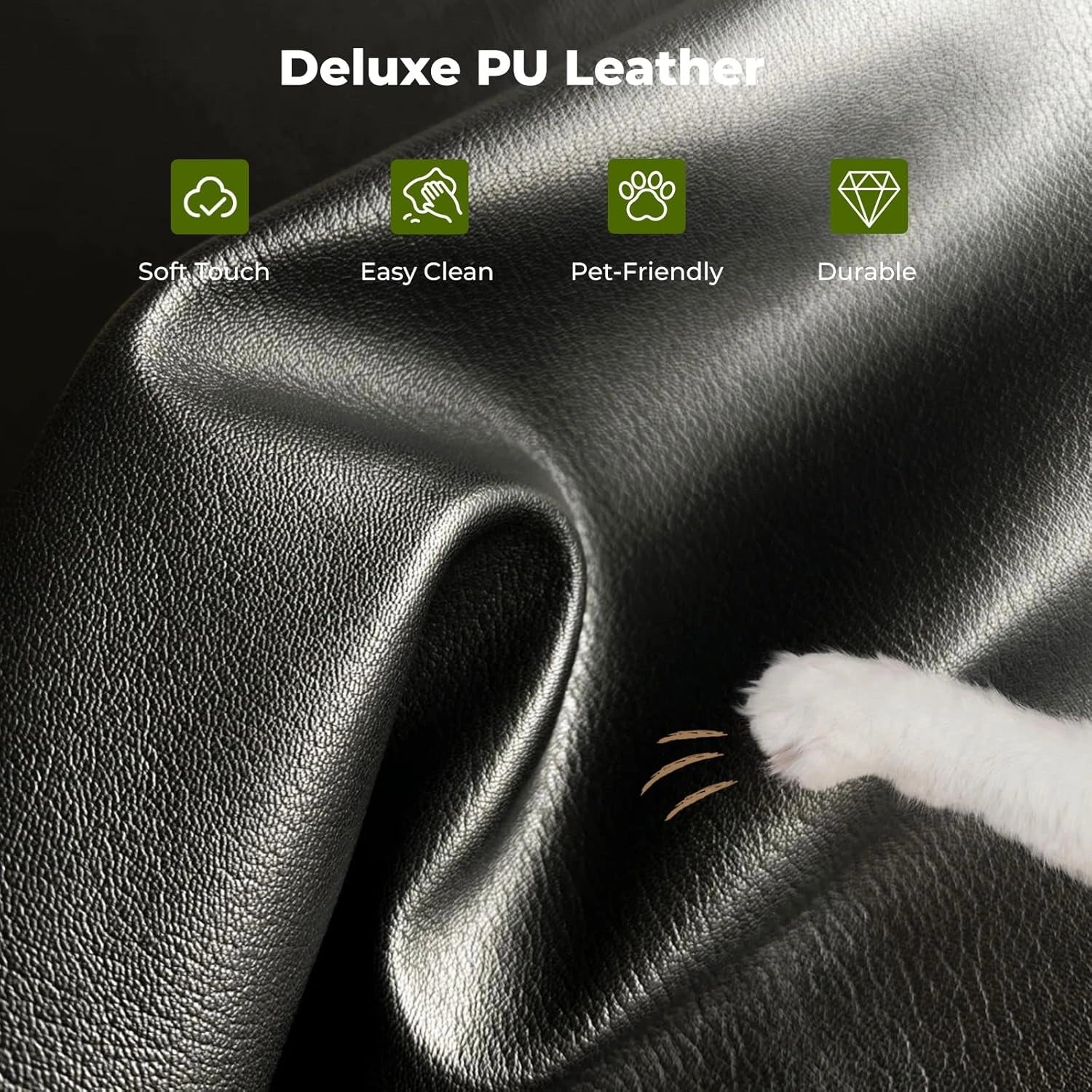 Big and Tall Office Chair with Armrests & Footrest