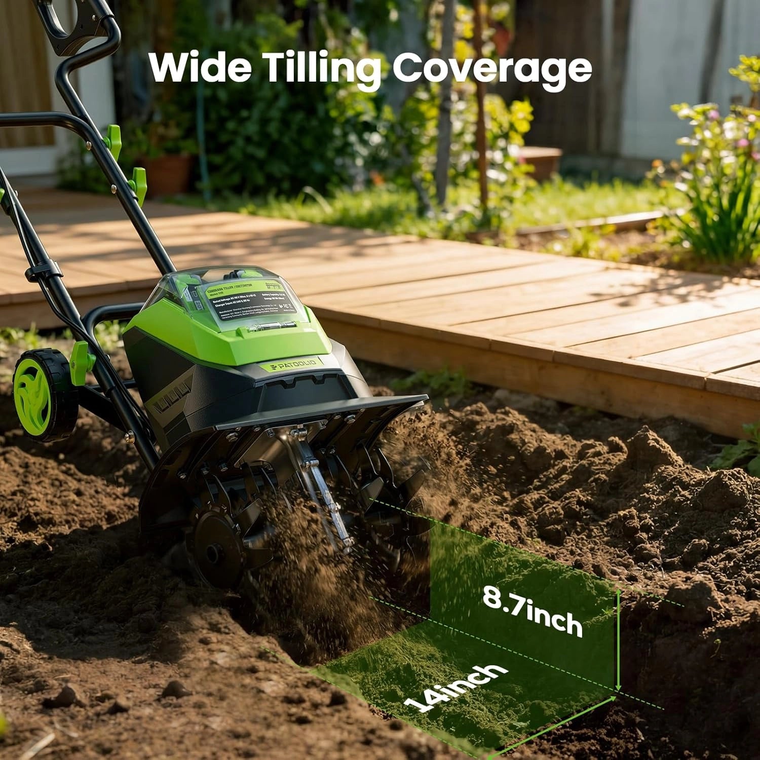 T40 Electric Garden Tiller Cultivator