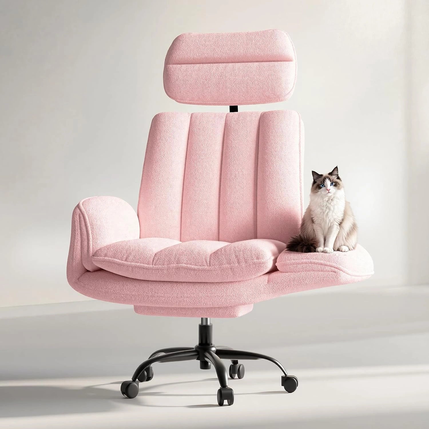 Big and Tall Office Chair with Armrests & Footrest