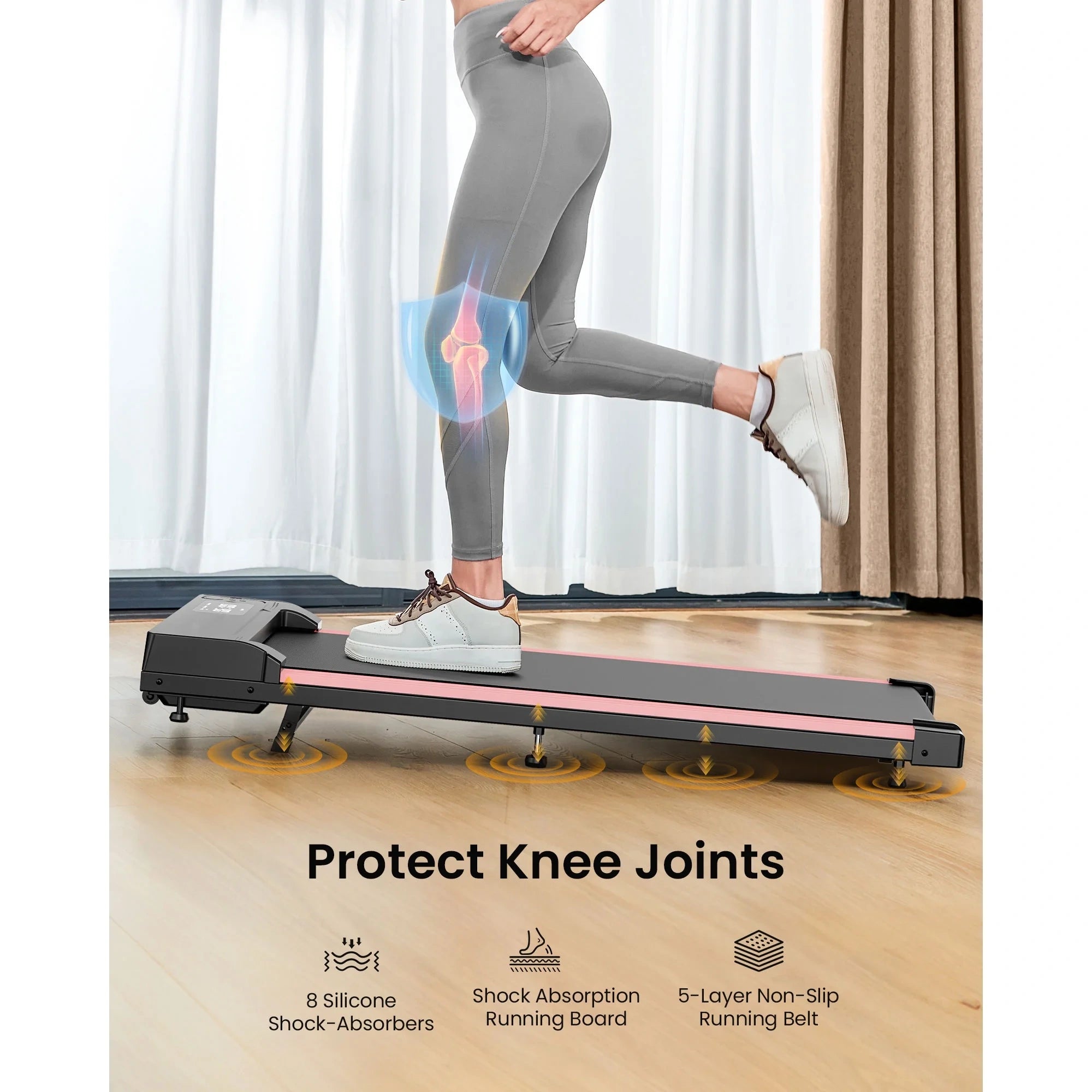 JT31 15° Incline Treadmill Walking Pad